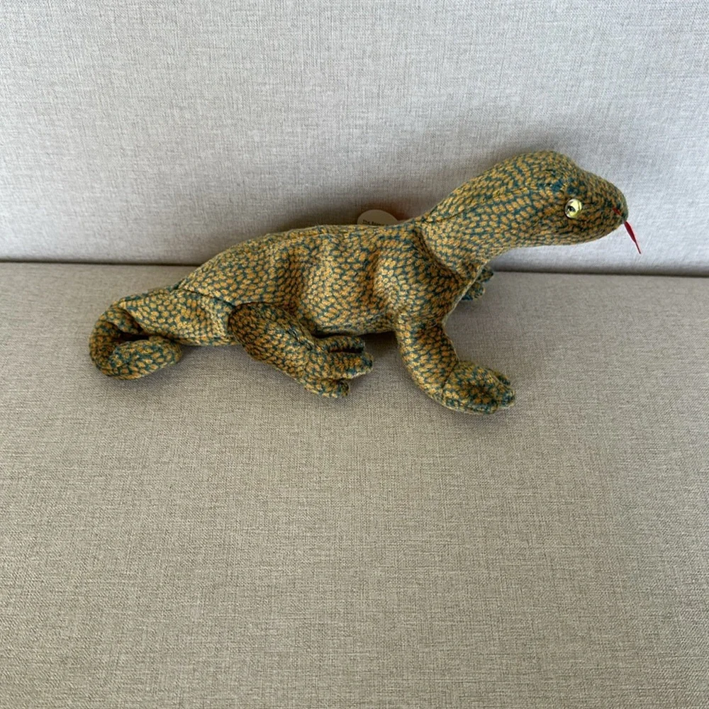 Ty Original Beanie Baby Scaly the Lizard 1999 Plush